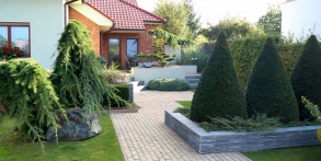 Zahrady snů Daniel Purgert, zahrada s přemostěním, realizace zahrad autorské zahrady ORIGINAL GARDEN